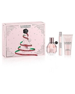 Парфюмерный набор Flowerbomb Парфюмерная вода+Миниатюра+Лосьон для тела Viktor&rolf