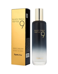 Эмульсия для лица омолаживающая с комплексом из 9 пептидов Black Snail & Peptide9 Perfect Emulsion 120 Farmstay