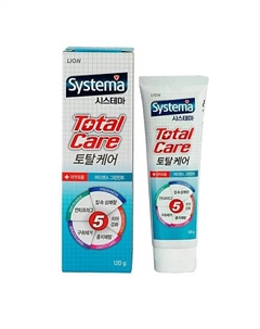 SYSTEMA Зубная паста комплексный уход "Systema total care" со вкусом мяты 120 Lion