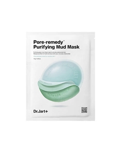 Обновляющая маска для лица с зеленой глиной Dermask Pore∙Remedy Purifuing Mud Mask 1 Dr.jart+