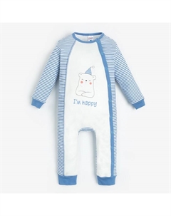 Комбинезон для мальчика, цвет синий/мишка, рост 68 см Bonito