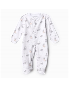 Комбинезон с закрытыми ручками, цвет серый, рост 62 см Амелли