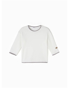 Лонгслив детский, цвет молочный, рост 122 см Minaku