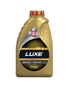 Моторное масло Люкс 5W-40, API SL/CF, полусинтетическое, 1 л 19189 Лукойл