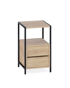 Тумба напольная «КТ 400», 2 ящика, на ножках, 449×437×755 мм, цвет дуб сонома Сокол