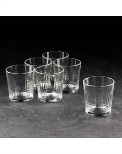 Набор низких стеклянных стаканов «Отражение», 250 мл, 6 шт Осз