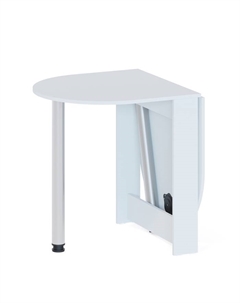 Стол раскладной овальный «СП18», 690(1348)×674×740 мм, цвет белый Сокол