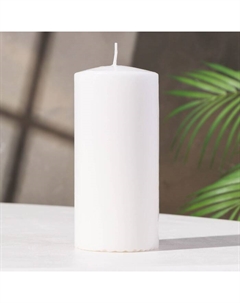 Свеча-цилиндр, 15×7 см, 70 ч, белый Русская свечная мануфактура