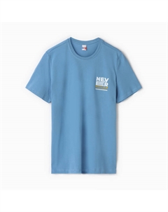 Футболка мужская, цвет голубой, размер 52 Be friends