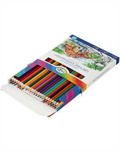 Карандаши 48 цветов "Классические", заточенные, картонная упаковка, европодвес (371594) Гамма