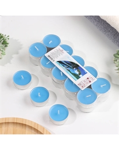 Набор свечей ароматических чайных «Релакс», 3.8×1.6 см, 3.5 ч, 12 г, 20 шт. Омский свечной завод