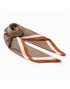 Платок женский, размер 70×70 см, коричневый Minaku