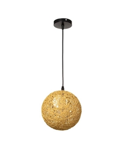 Светильник Ротанг 1хЕ27 15Вт коричневый 20х20х120 см Bayerlux