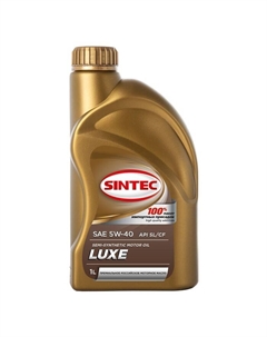 Моторное масло Luxe 5W-40, п/синтетическое, 1 л Sintec