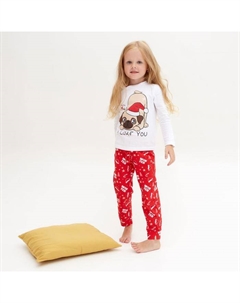 Пижама детская "Мопс" р.32 (110-116) Kaftan