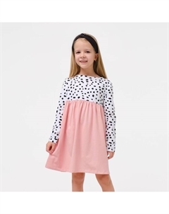 Платье детское с длинным рукавом "Amore", размер 28 (86-92) Kaftan