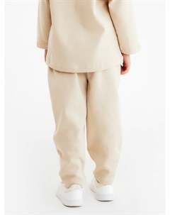 Брюки для мальчика, бежевые, рост 116 см Minaku