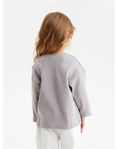 Лонгслив детский, серый, рост 128 см Minaku