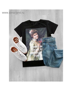 Футболка женская «Вино», размер 40-42 Mist