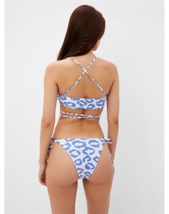 Купальник раздельный с завязками женский, размер L, голубой Mist