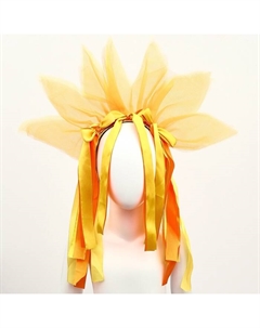 Карнавальный ободок «Лучистое солнце», жёлто-оранжевый Волшебная маска