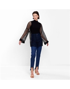 Платье (туника) женская цвет черный, р-р 46-48 Minaku