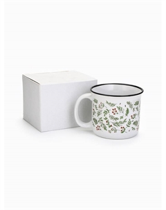 Кружка керамическая новогодняя «Еловые веточки», 450 мл Дорого внимание