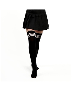 Карнавальный набор «Неко тян»: юбка, чулки, ободок, р. 44-46, чёрный Волшебная маска