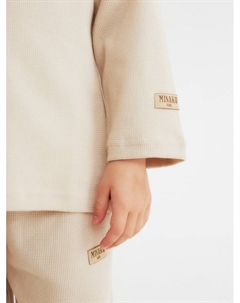 Брюки для мальчика, бежевые, рост 110 см Minaku