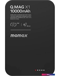 Внешний аккумулятор Q.Mag X1 Magnetic IP117A 10000mAh (черный) Momax