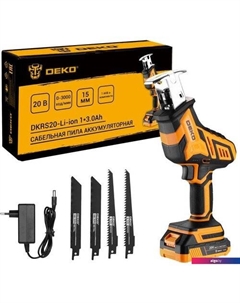 Сабельная пила DKRS20 085-1069 (с 1-им АКБ) Deko