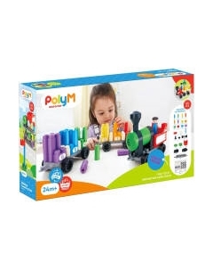 Конструктор PolyM Радужный поезд / 760022_HP Polym