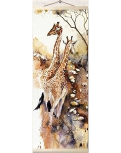 Картина по номерам Молли Жирафы 35x88 / HRP0022 Molli
