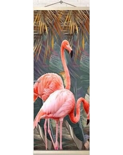 Картина по номерам Молли Розовый фламинго 35x88 / HRP0015 Molli