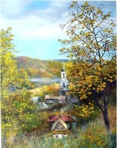 Картина по номерам Молли Дорофеев С.В. Очарование осени 40x50 / HR0269 Molli