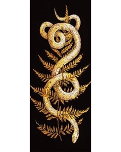 Картина по номерам Флюид Танец снежной змеи 23x57 /HRP0188