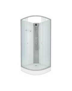 Душевая кабина Niagara Eco E90/13/MT/BK 90x90x200