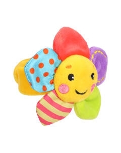 Погремушка Жирафики Радужный цветочек на руку / 939714