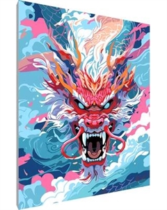 Картина по номерам PaintLine Японский дракон / PL-00204 Paintline