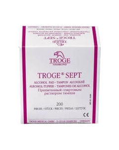 Салфетка спиртовая Troge Medical Sept №200 3x3см Troge medical