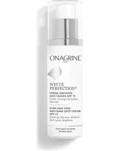 Крем для лица Onagrine White Perfection от пигментных пятен, выравн. тон кожи SPF15