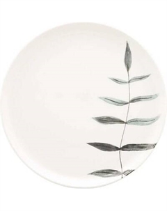 Тарелка столовая обеденная Oxford Flat Shape Samambaia 136234 AO02-1C01