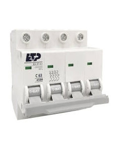 Выключатель автоматический ETP ВА 47-63 4P 63А (С) Etp