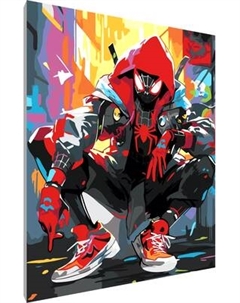 Картина по номерам PaintLine Человек паук. Мегаполис / PL-00232 Paintline