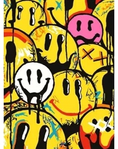 Картина по номерам PaintLine Смайлики желтые / PL-00269 Paintline