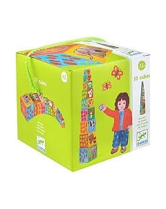 Развивающая игрушка Djeco Кубики-пирамида. Мои друзья / 08506