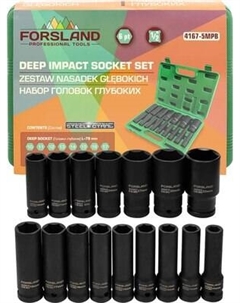 Набор головок слесарных Forsland 4167-5MPB