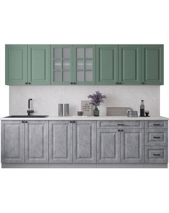 Кухонный гарнитур Интерлиния Мила Деко 2.8Б