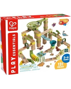 Конструктор кинетический Hape Эффект домино Приключения Динозавров / E1112_HP