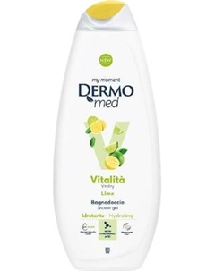 Гель для душа Dermomed Vitality с лаймом